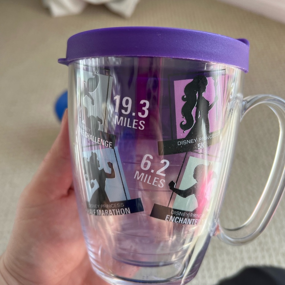 2019 Disney Princess Marathon Tumbler with Purple Lid